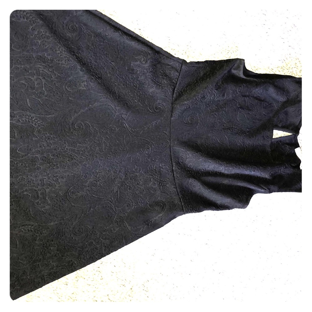 Black skater dress